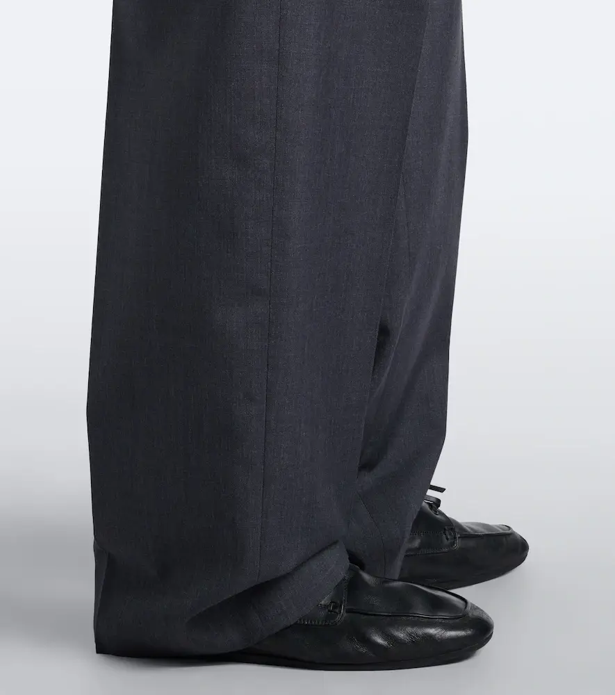 Prada Pleated wool and mohair straight pants | Thumbnail 5 Prada Pleated wool and mohair straight pants | Thumbnail 5