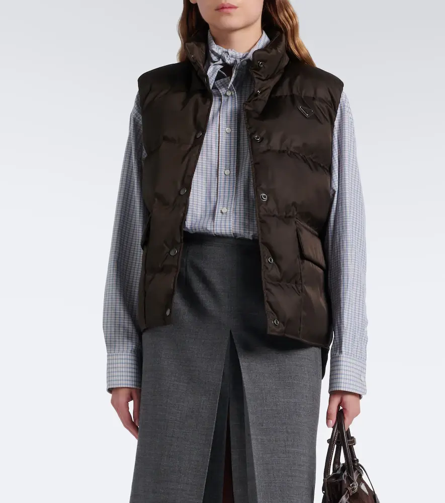 Prada Re-Nylon down vest | Thumbnail 2