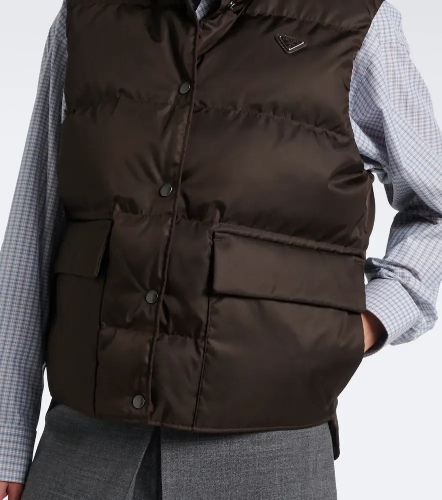 Prada Re-Nylon down vest | Thumbnail 4