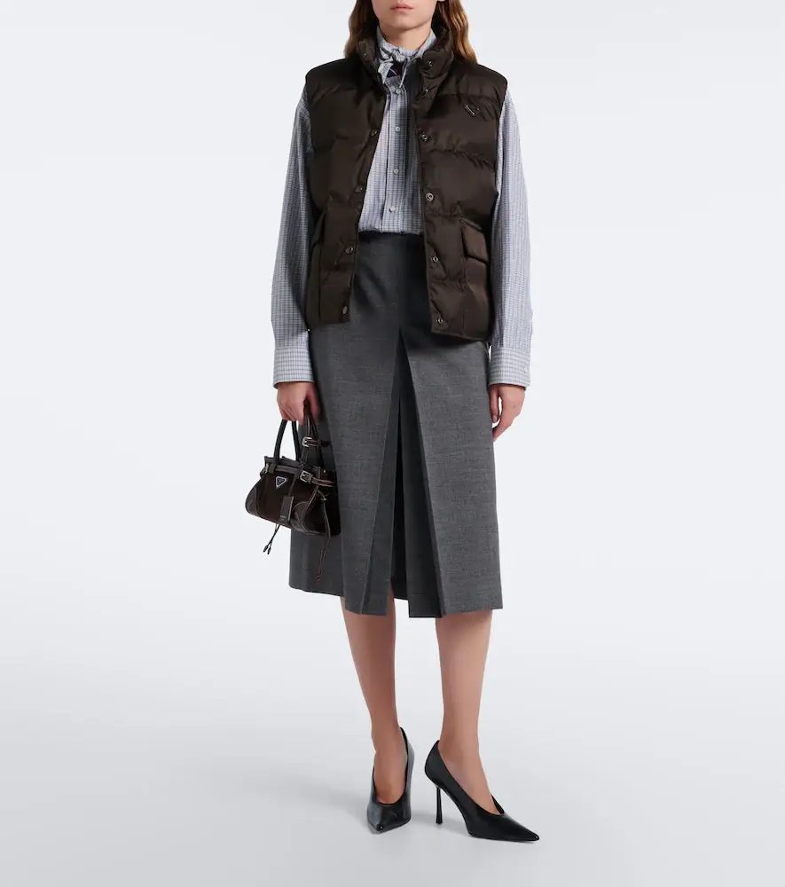 Prada Re-Nylon down vest | Thumbnail 6