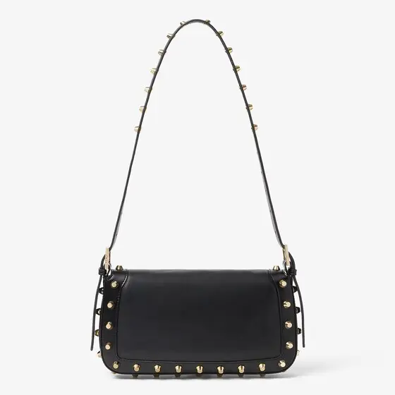 Fendi Baguette 26424 Nappa Leather Bag with Studs | Thumbnail 6 Fendi Baguette 26424 Nappa Leather Bag with Studs | Thumbnail 6