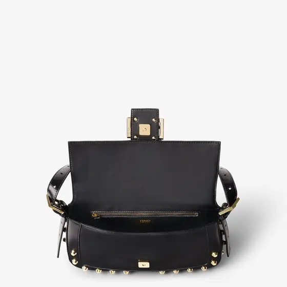 Fendi Baguette 26424 Nappa Leather Bag with Studs | Thumbnail 7 Fendi Baguette 26424 Nappa Leather Bag with Studs | Thumbnail 7