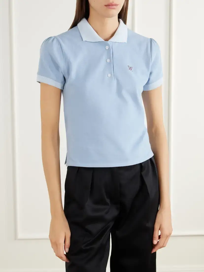 Willy Chavarria Chavela Logo-embroidered Cotton-piqué Polo Shirt | Thumbnail 3 Willy Chavarria Chavela Logo-embroidered Cotton-piqué Polo Shirt | Thumbnail 3