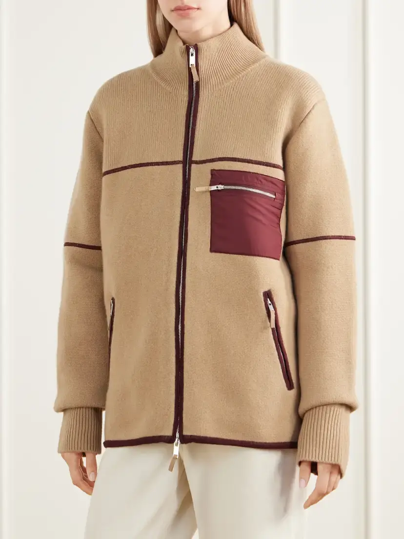 Guest In Residence Louis Rib-trimmed Wool And Cashmere-blend Felt Jacket | Thumbnail 3