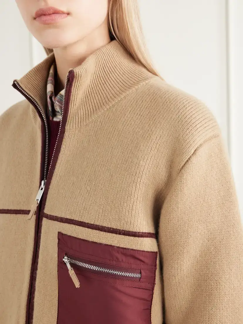 Guest In Residence Louis Rib-trimmed Wool And Cashmere-blend Felt Jacket | Thumbnail 5
