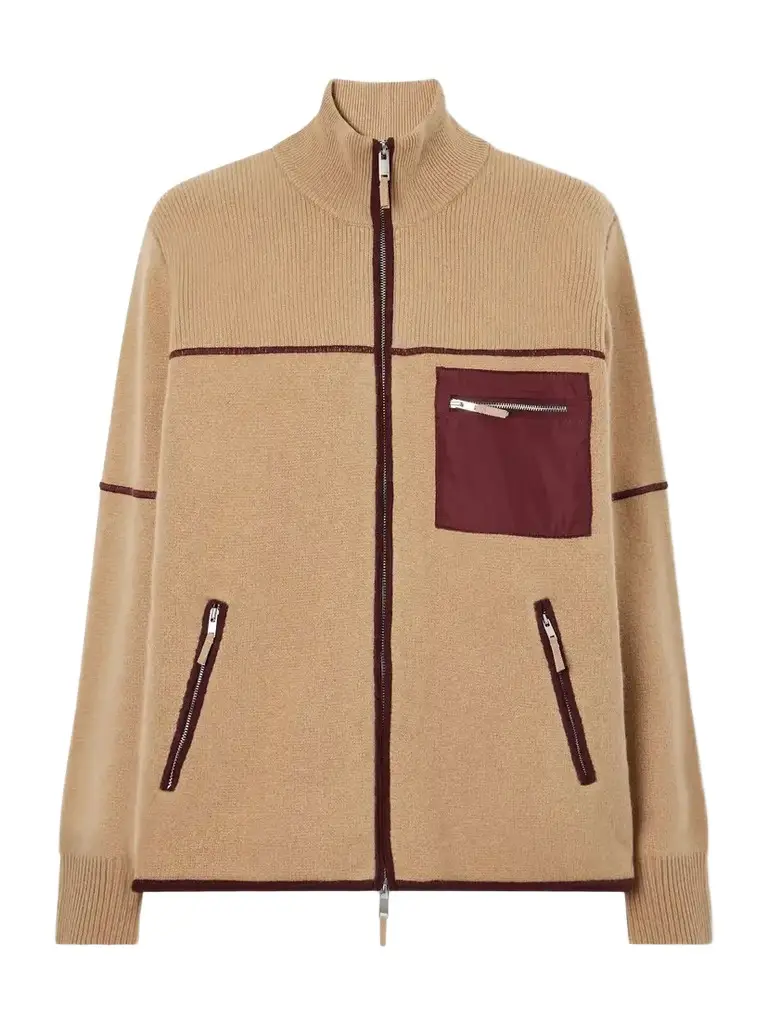 Louis Rib-trimmed Wool And Cashmere-blend Felt Jacket Louis Rib-trimmed Wool And Cashmere-blend Felt Jacket