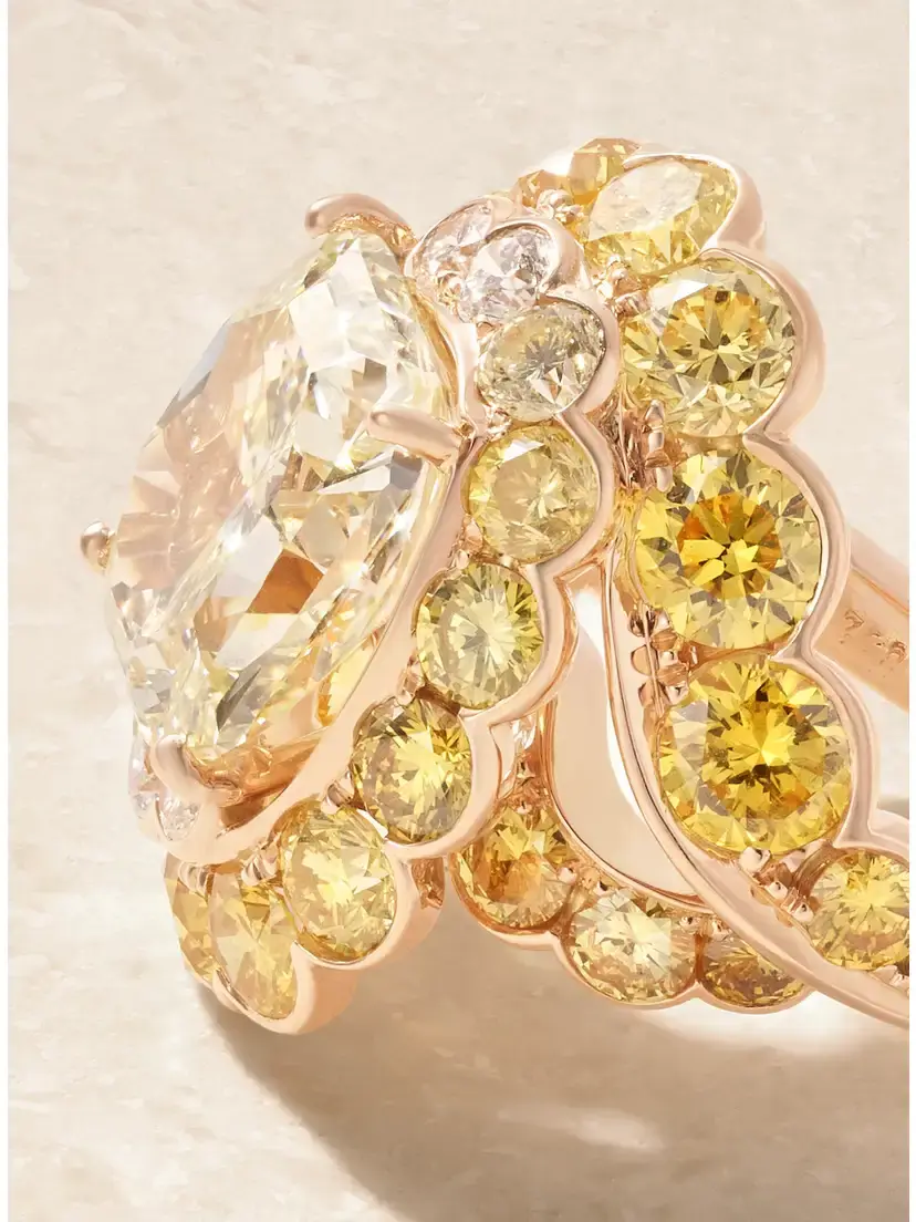 David Morris Maelstrom 18-karat Gold Diamond Ring | Thumbnail 4