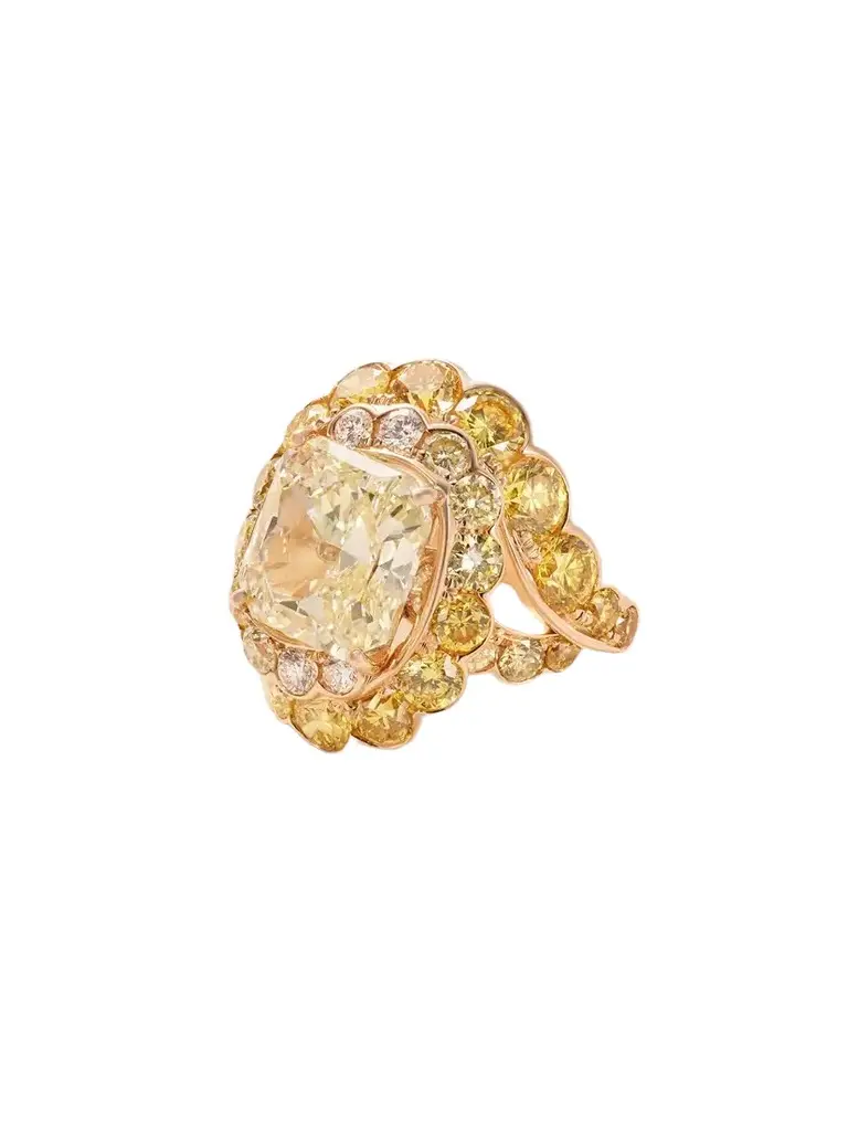 David Morris Maelstrom 18-karat Gold Diamond Ring