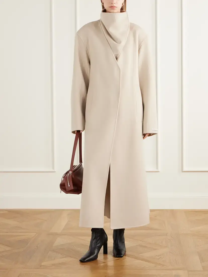 Sportmax Spassenso High-neck Wool Coat | Thumbnail 2 Sportmax Spassenso High-neck Wool Coat | Thumbnail 2