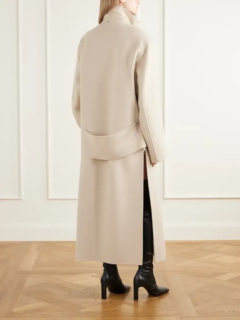 Sportmax Spassenso High-neck Wool Coat | Thumbnail 3 Sportmax Spassenso High-neck Wool Coat | Thumbnail 3