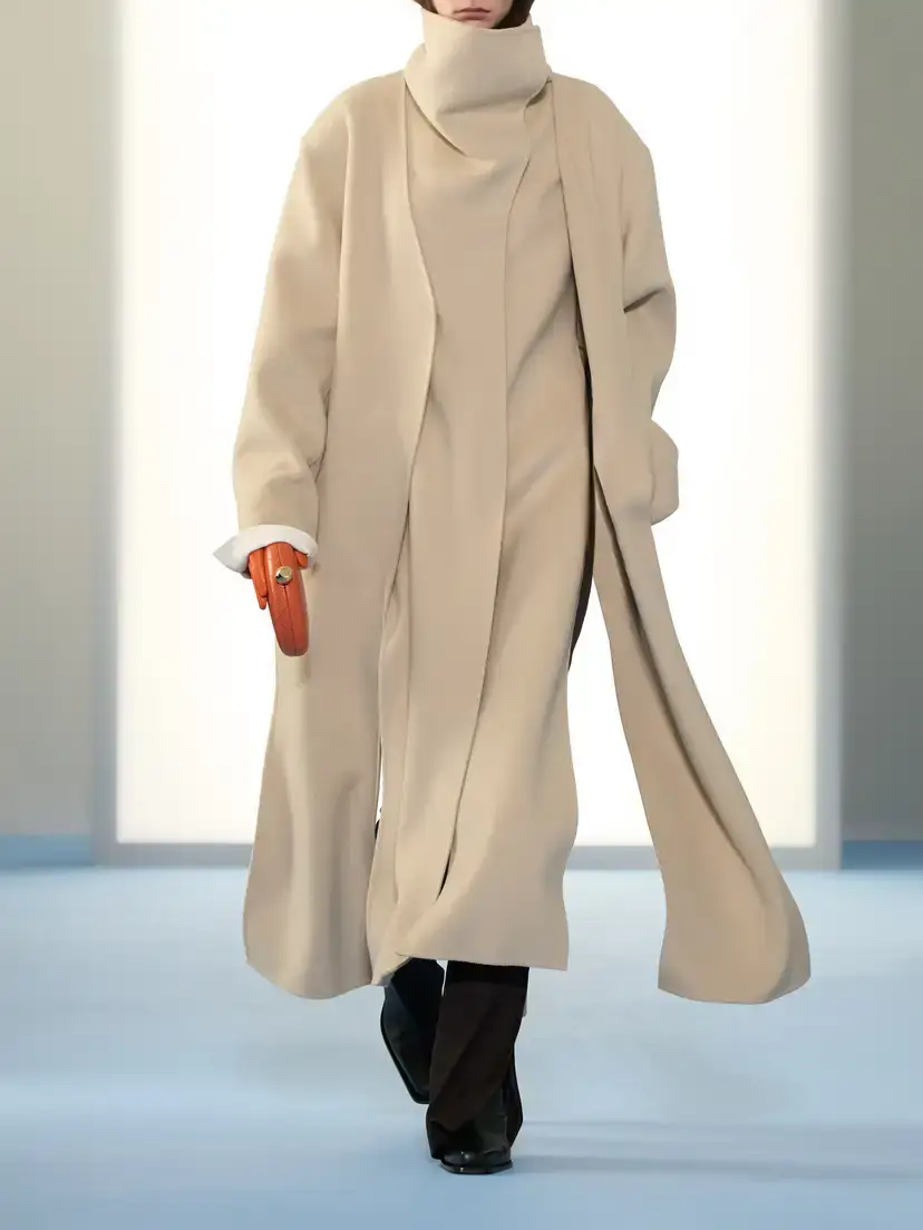 Sportmax Spassenso High-neck Wool Coat | Thumbnail 5 Sportmax Spassenso High-neck Wool Coat | Thumbnail 5