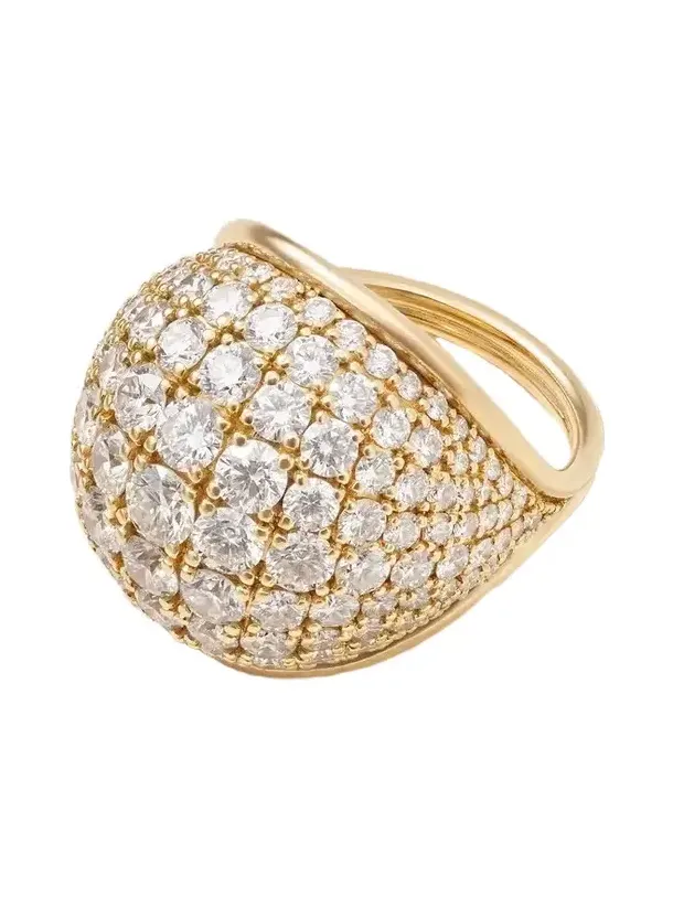 Fluid 18-karat Gold Diamond Ring