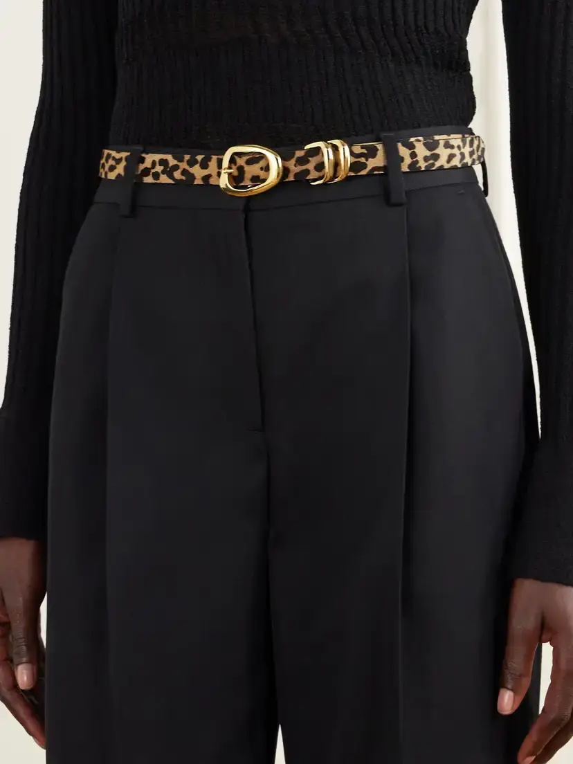 AMANU The Tugela Leopard-print Calf-hair Belt | Thumbnail 2 AMANU The Tugela Leopard-print Calf-hair Belt | Thumbnail 2
