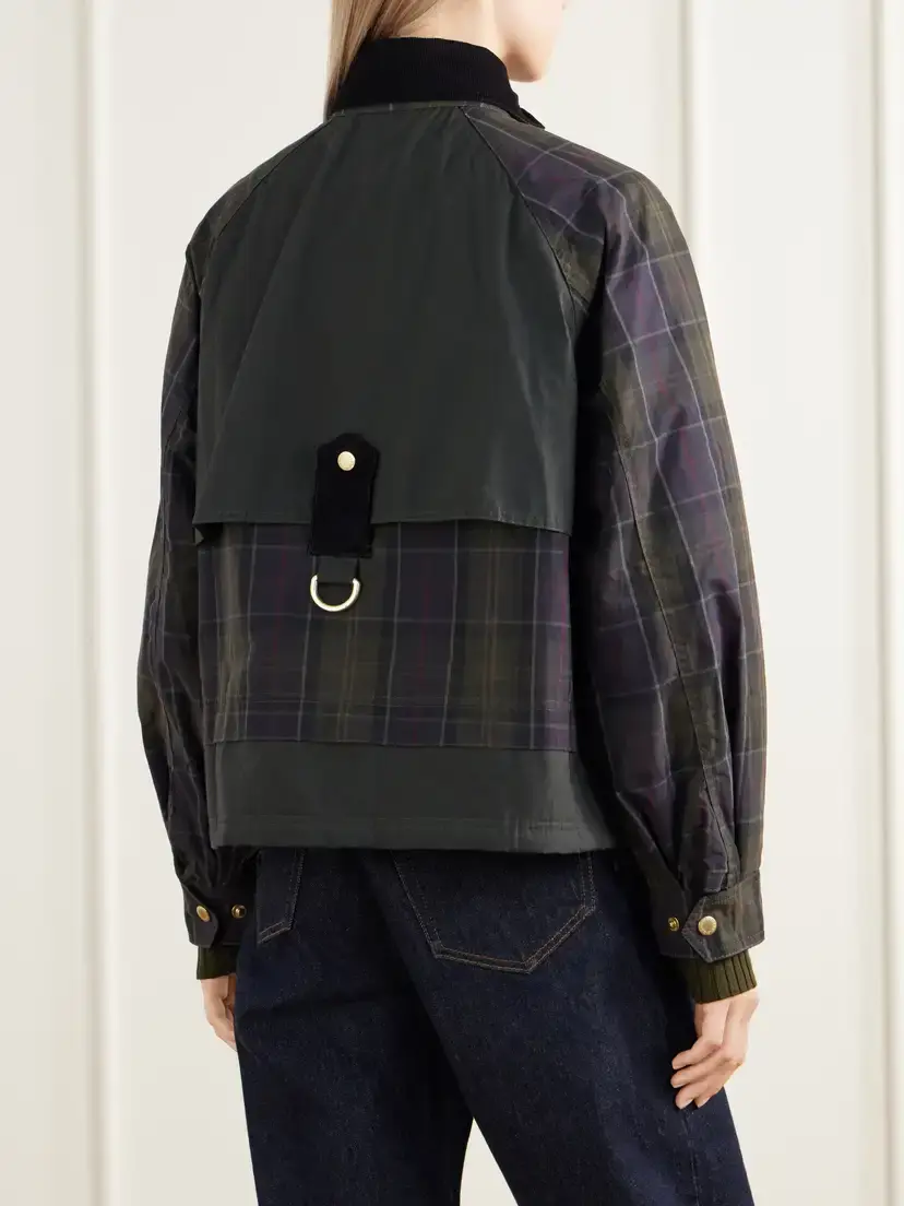 Barbour Truro Checked Corduroy-trimmed Cotton-canvas Jacket | Thumbnail 4