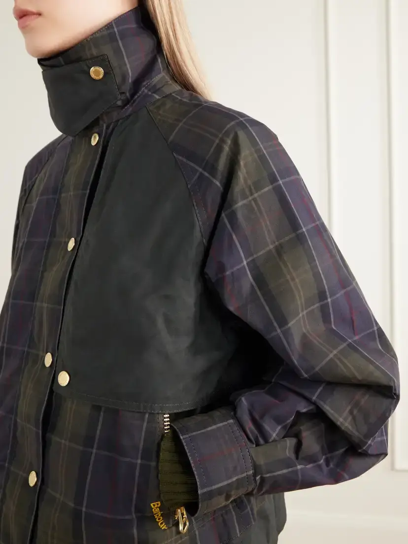 Barbour Truro Checked Corduroy-trimmed Cotton-canvas Jacket | Thumbnail 5