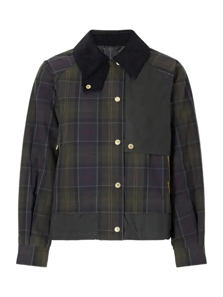 Truro Checked Corduroy-trimmed Cotton-canvas Jacket