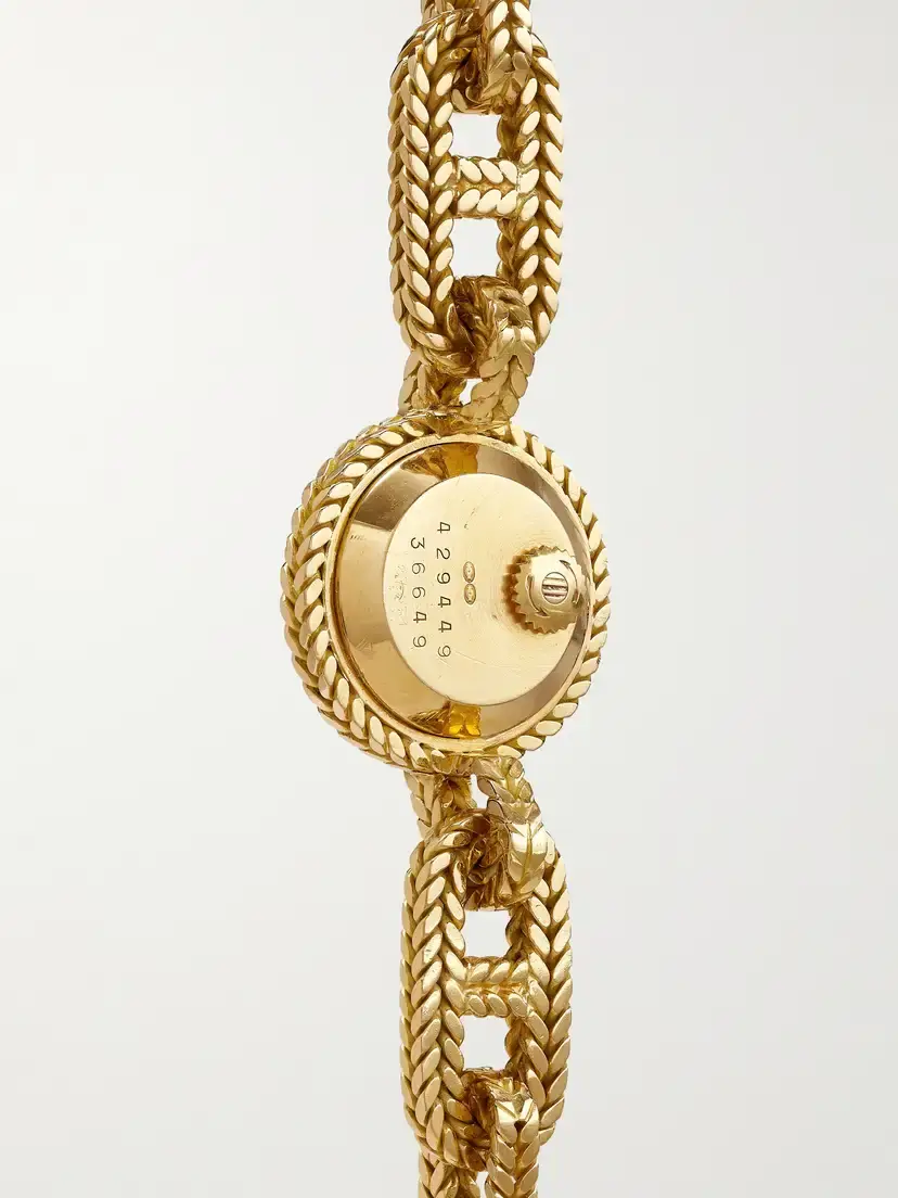 Stephanie Windsor + Hermès And Lenfant Vintage 1960s-1970s Chaine D'ancre Hand-wound 18-karat Gold Watch, Ref. 36649 (7.25'' Wrist) | Thumbnail 4 Stephanie Windsor + Hermès And Lenfant Vintage 1960s-1970s Chaine D'ancre Hand-wound 18-karat Gold Watch, Ref. 36649 (7.25'' Wrist) | Thumbnail 4