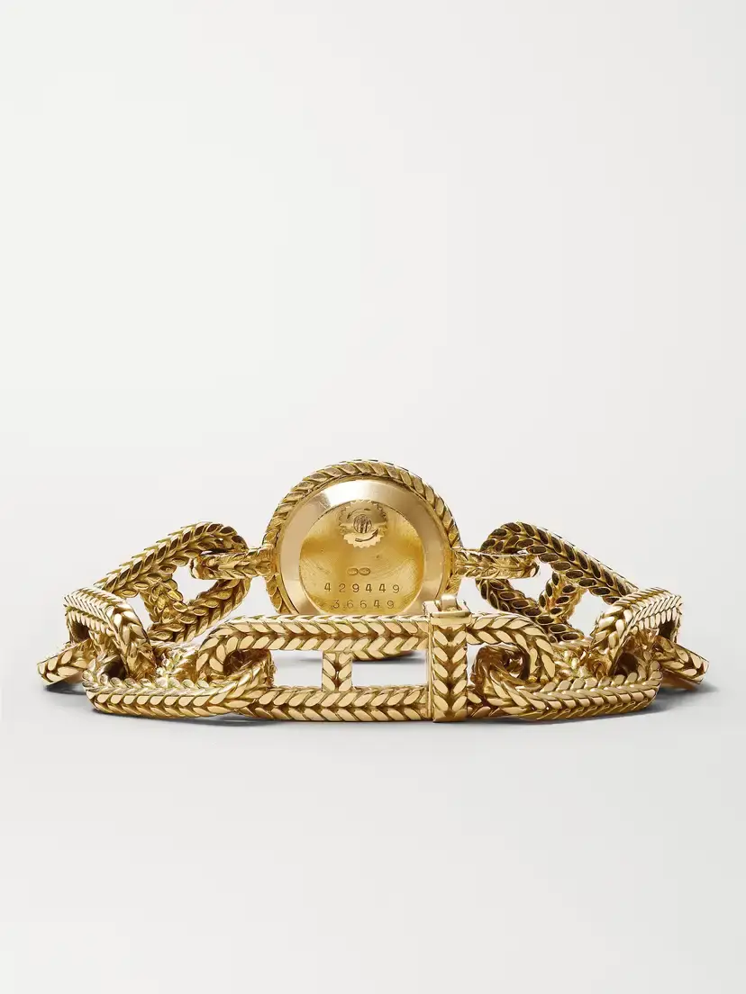 Stephanie Windsor + Hermès And Lenfant Vintage 1960s-1970s Chaine D'ancre Hand-wound 18-karat Gold Watch, Ref. 36649 (7.25'' Wrist) | Thumbnail 5 Stephanie Windsor + Hermès And Lenfant Vintage 1960s-1970s Chaine D'ancre Hand-wound 18-karat Gold Watch, Ref. 36649 (7.25'' Wrist) | Thumbnail 5