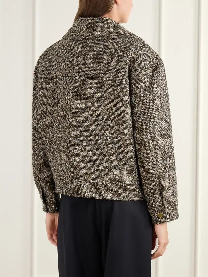 Veronica Beard Silversmith Dickey Padded Tweed Jacket | Thumbnail 4