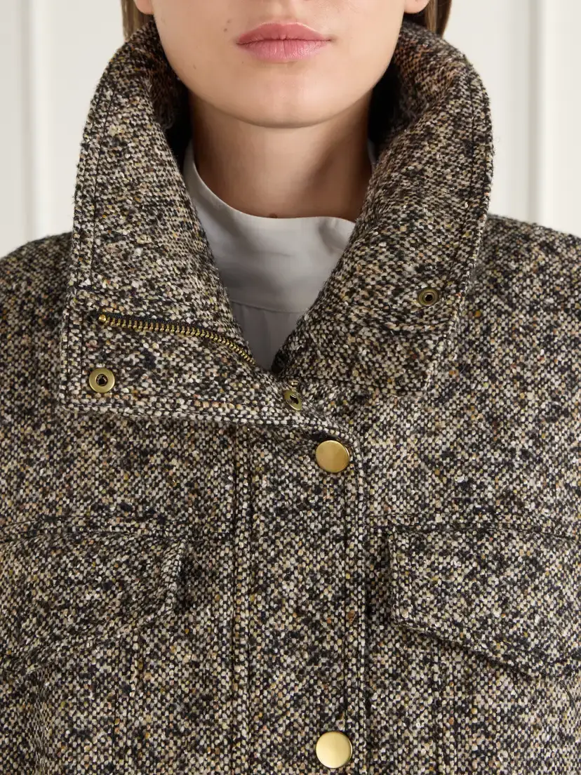 Veronica Beard Silversmith Dickey Padded Tweed Jacket | Thumbnail 6