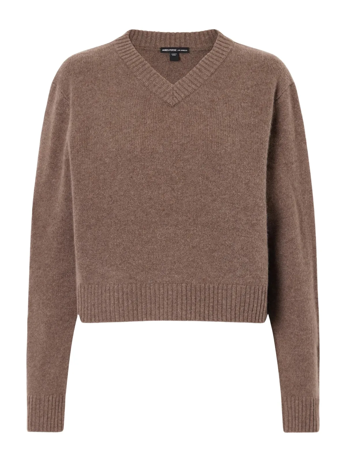 James Perse Rib-trimmed Cashmere Sweater