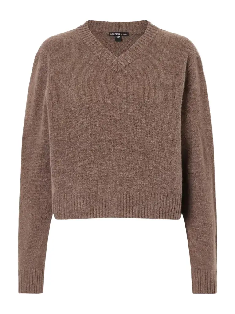 James Perse Rib-trimmed Cashmere Sweater