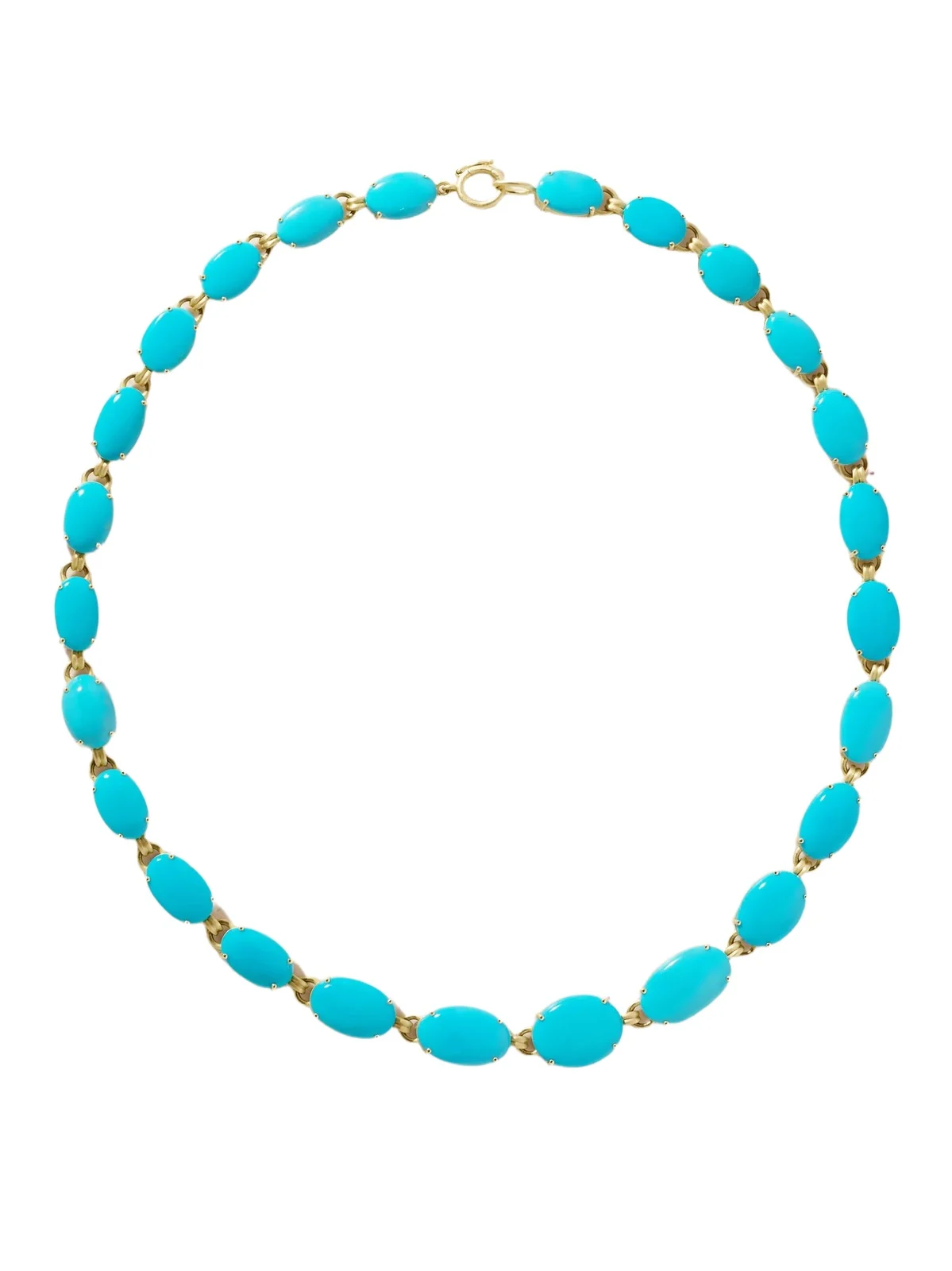 Irene Neuwirth Heroic 18-karat Gold Turquoise Necklace