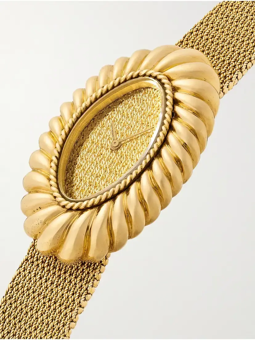 Stephanie Windsor + Hermès And Audemars Piguet Vintage 1970s Hand-wound 18-karat Gold Watch (6.5'' Wrist) | Thumbnail 3 Stephanie Windsor + Hermès And Audemars Piguet Vintage 1970s Hand-wound 18-karat Gold Watch (6.5'' Wrist) | Thumbnail 3