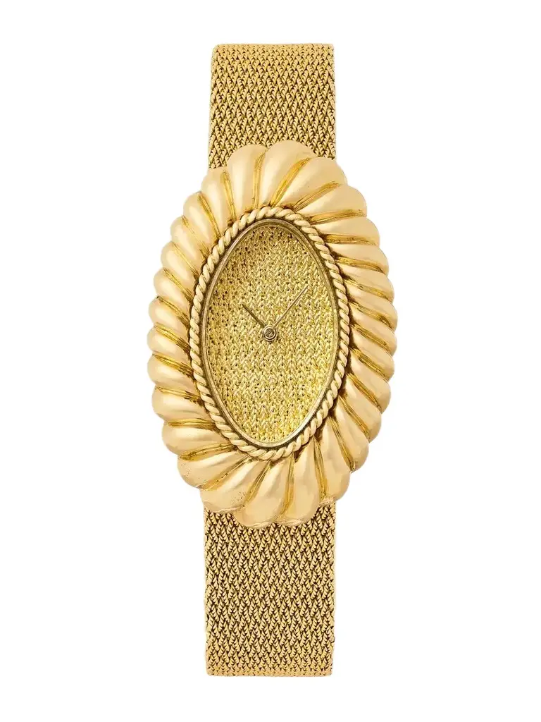Stephanie Windsor + Hermès And Audemars Piguet Vintage 1970s Hand-wound 18-karat Gold Watch (6.5'' Wrist)