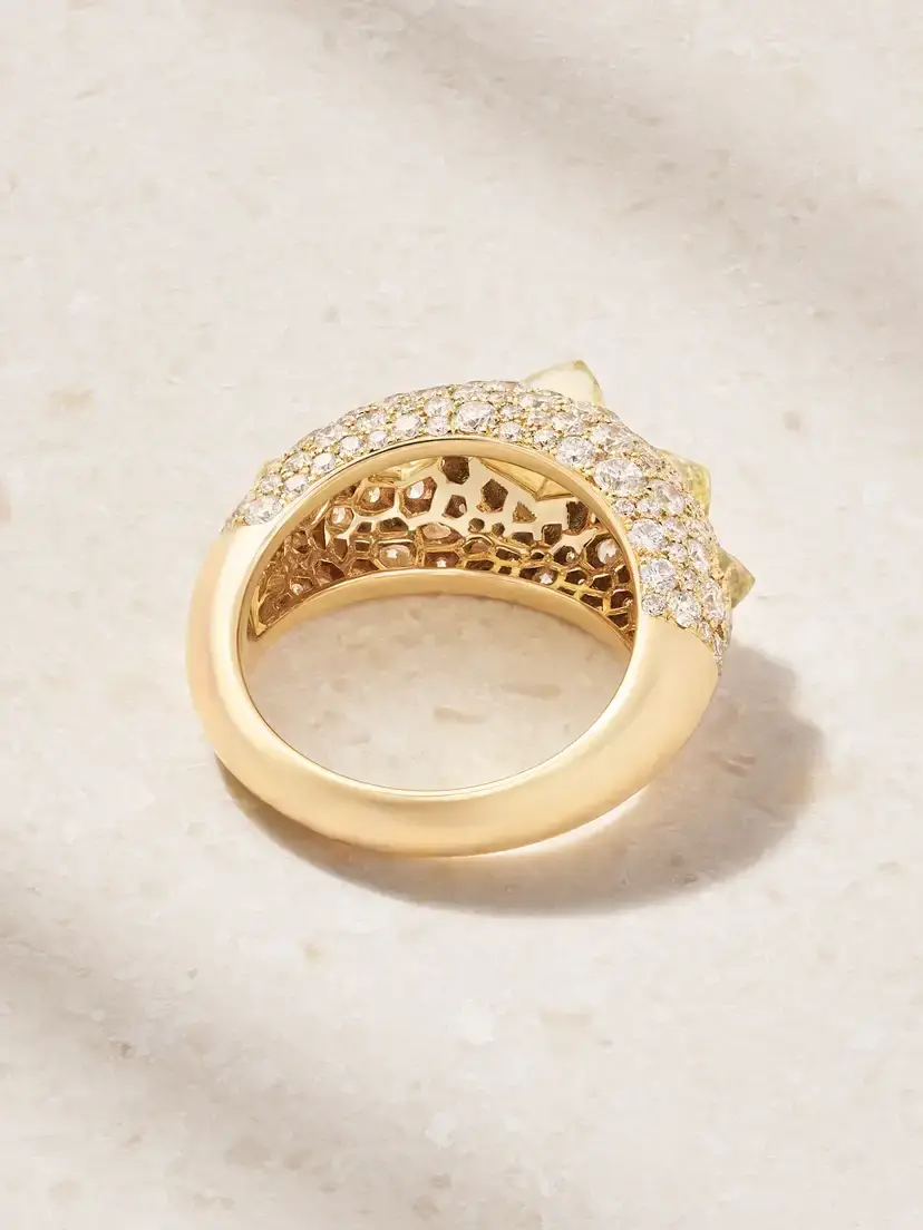 De Beers London Talisman 18-karat Gold Diamond Ring | Thumbnail 3 De Beers London Talisman 18-karat Gold Diamond Ring | Thumbnail 3
