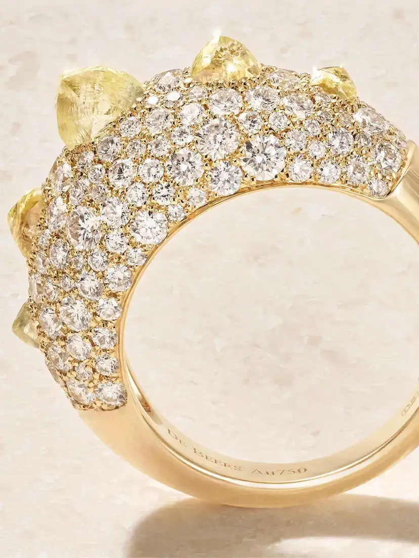 De Beers London Talisman 18-karat Gold Diamond Ring | Thumbnail 4 De Beers London Talisman 18-karat Gold Diamond Ring | Thumbnail 4