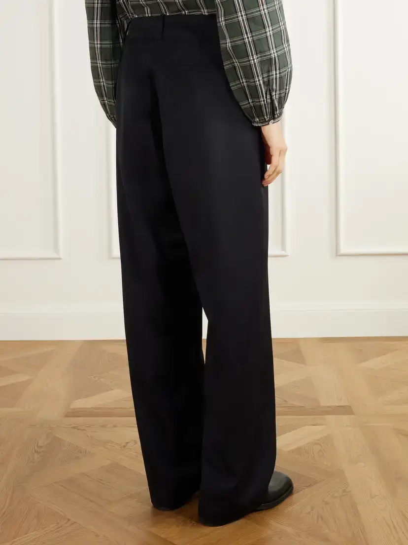 SKALL Painter Pleated Wool-twill Wide-leg Pants | Thumbnail 4 SKALL Painter Pleated Wool-twill Wide-leg Pants | Thumbnail 4