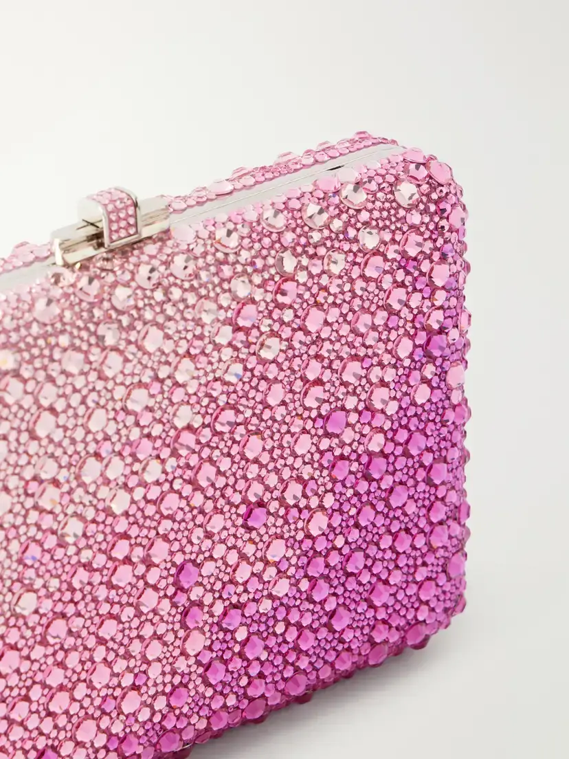 Judith Leiber Couture Slim Slide Crystal-embellished Silver-tone Clutch | Thumbnail 5 Judith Leiber Couture Slim Slide Crystal-embellished Silver-tone Clutch | Thumbnail 5