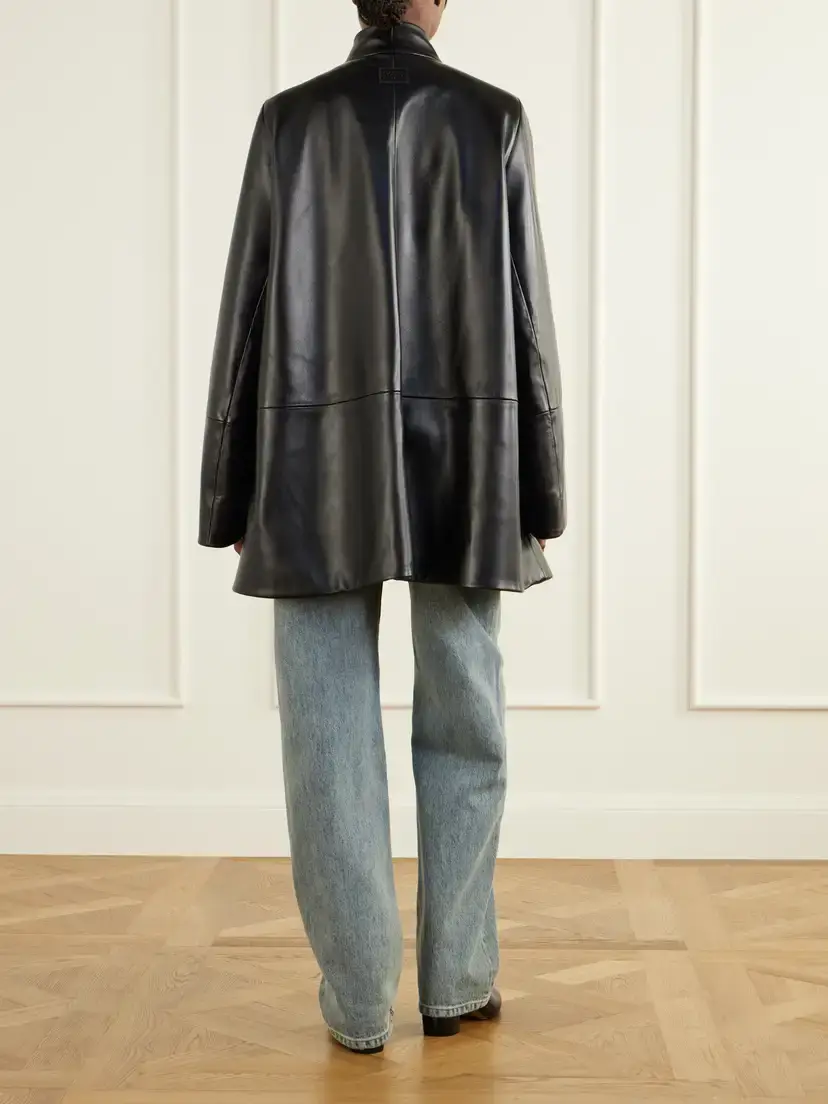 Loewe Paneled Leather Coat | Thumbnail 4 Loewe Paneled Leather Coat | Thumbnail 4