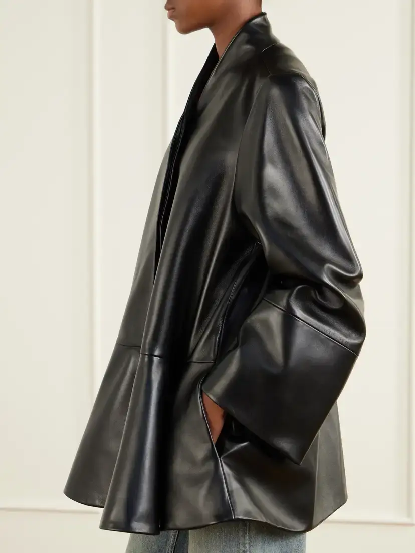Loewe Paneled Leather Coat | Thumbnail 5 Loewe Paneled Leather Coat | Thumbnail 5