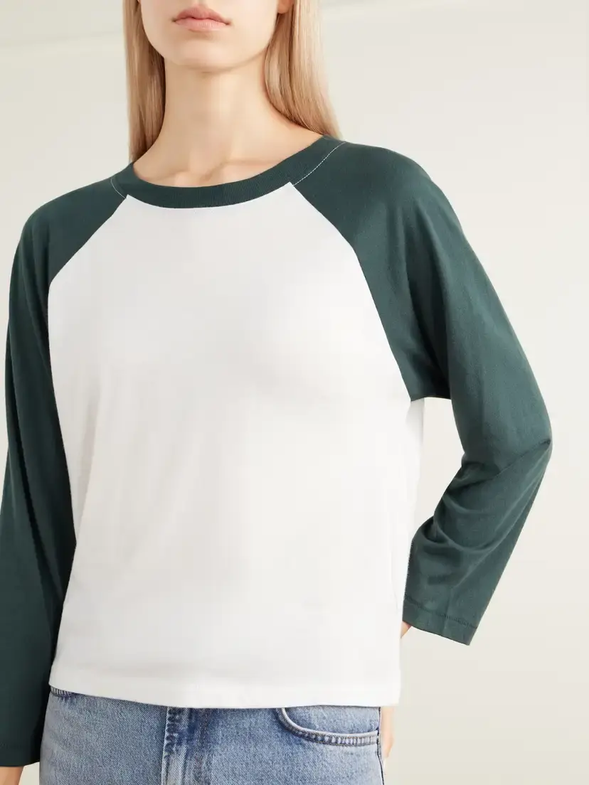ÉTERNE Baseball Cotton-jersey T-shirt | Thumbnail 4