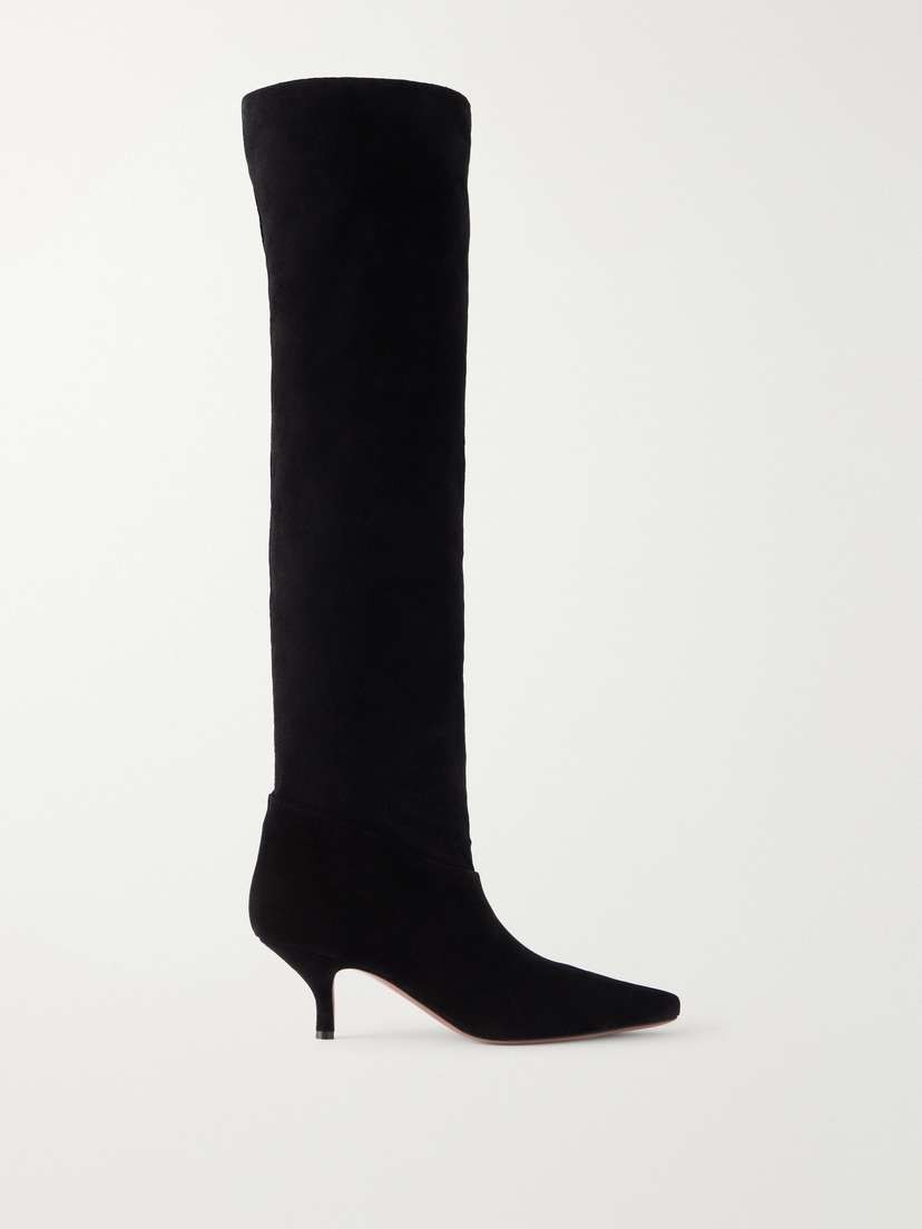 Paris Texas Rose 60 Suede Over-the-knee Boots