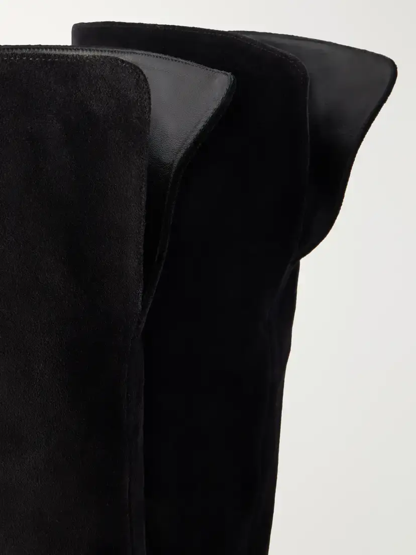 Paris Texas Rose 60 Suede Over-the-knee Boots | Thumbnail 4 Paris Texas Rose 60 Suede Over-the-knee Boots | Thumbnail 4