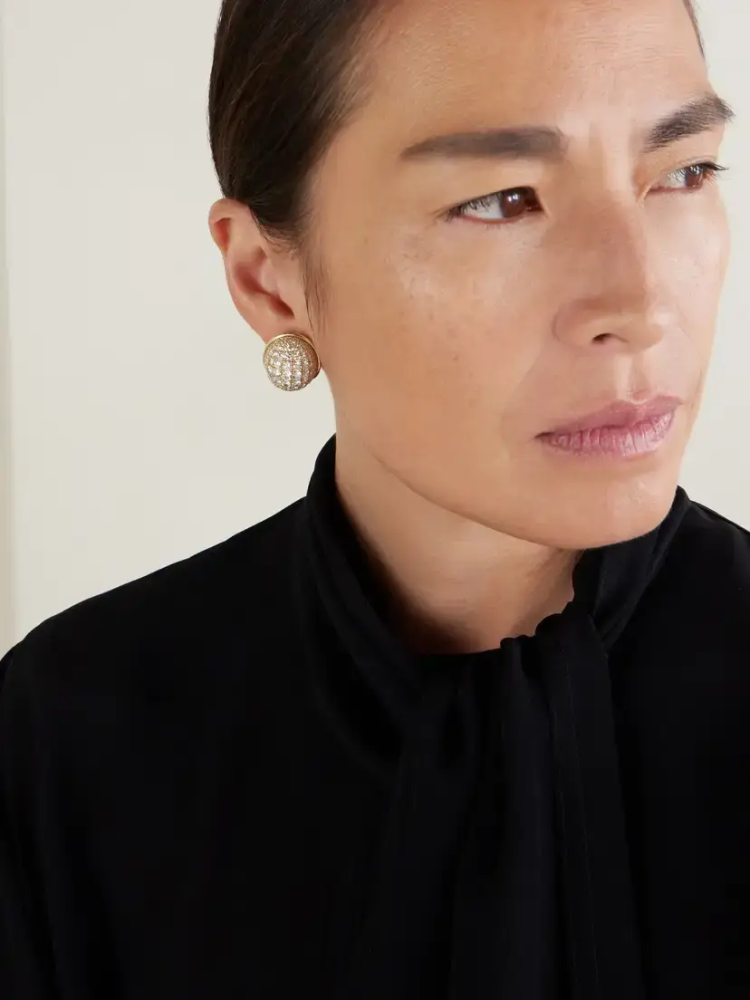 Fernando Jorge Fluid 18-karat Gold Diamond Earrings | Thumbnail 2 Fernando Jorge Fluid 18-karat Gold Diamond Earrings | Thumbnail 2