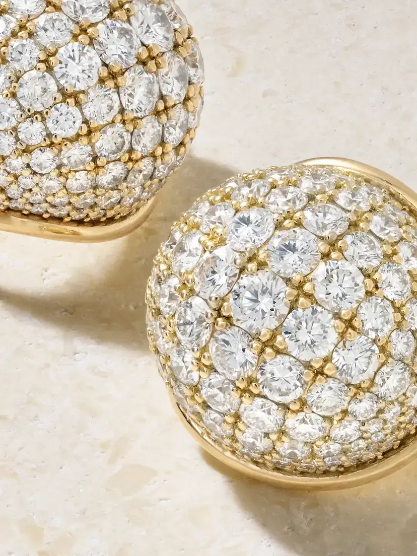 Fernando Jorge Fluid 18-karat Gold Diamond Earrings | Thumbnail 4 Fernando Jorge Fluid 18-karat Gold Diamond Earrings | Thumbnail 4