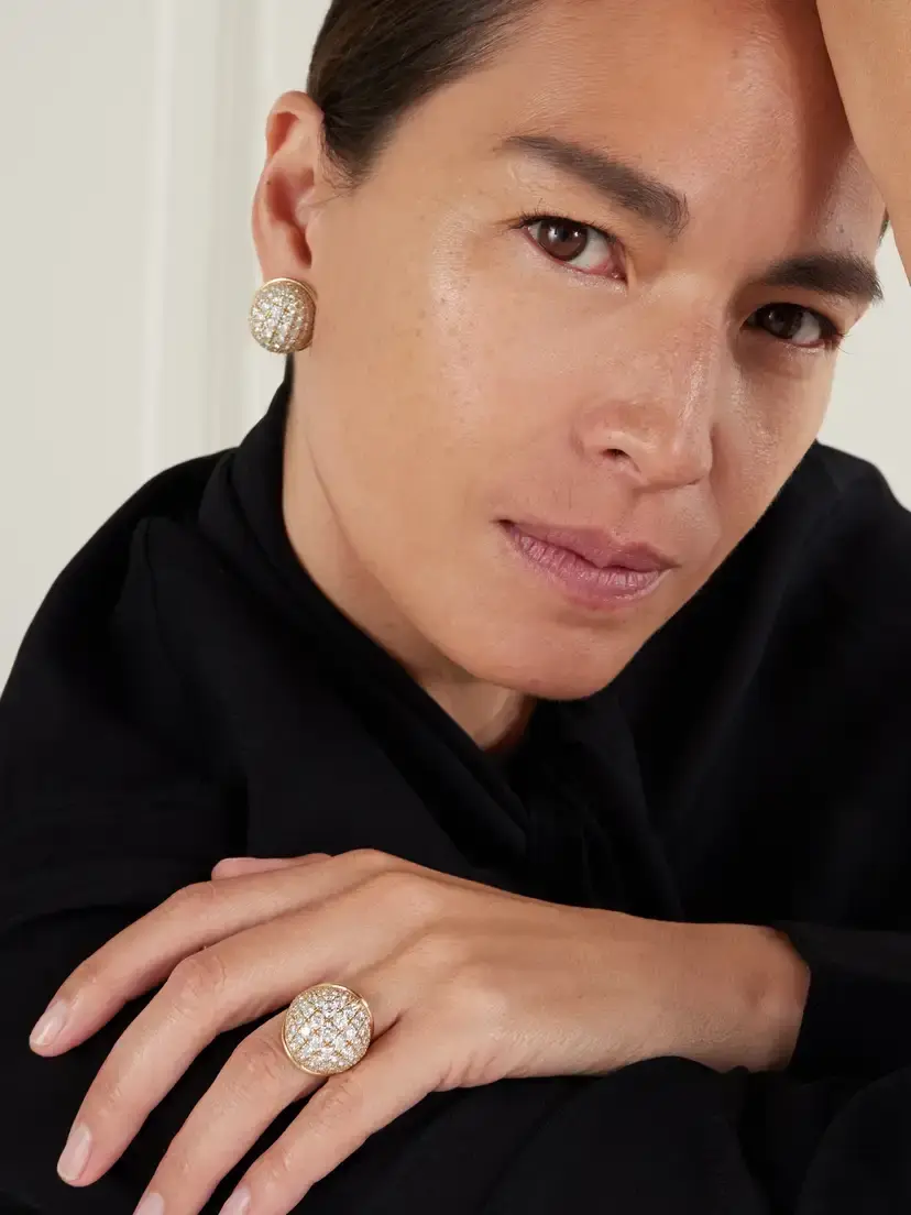 Fernando Jorge Fluid 18-karat Gold Diamond Earrings | Thumbnail 5 Fernando Jorge Fluid 18-karat Gold Diamond Earrings | Thumbnail 5