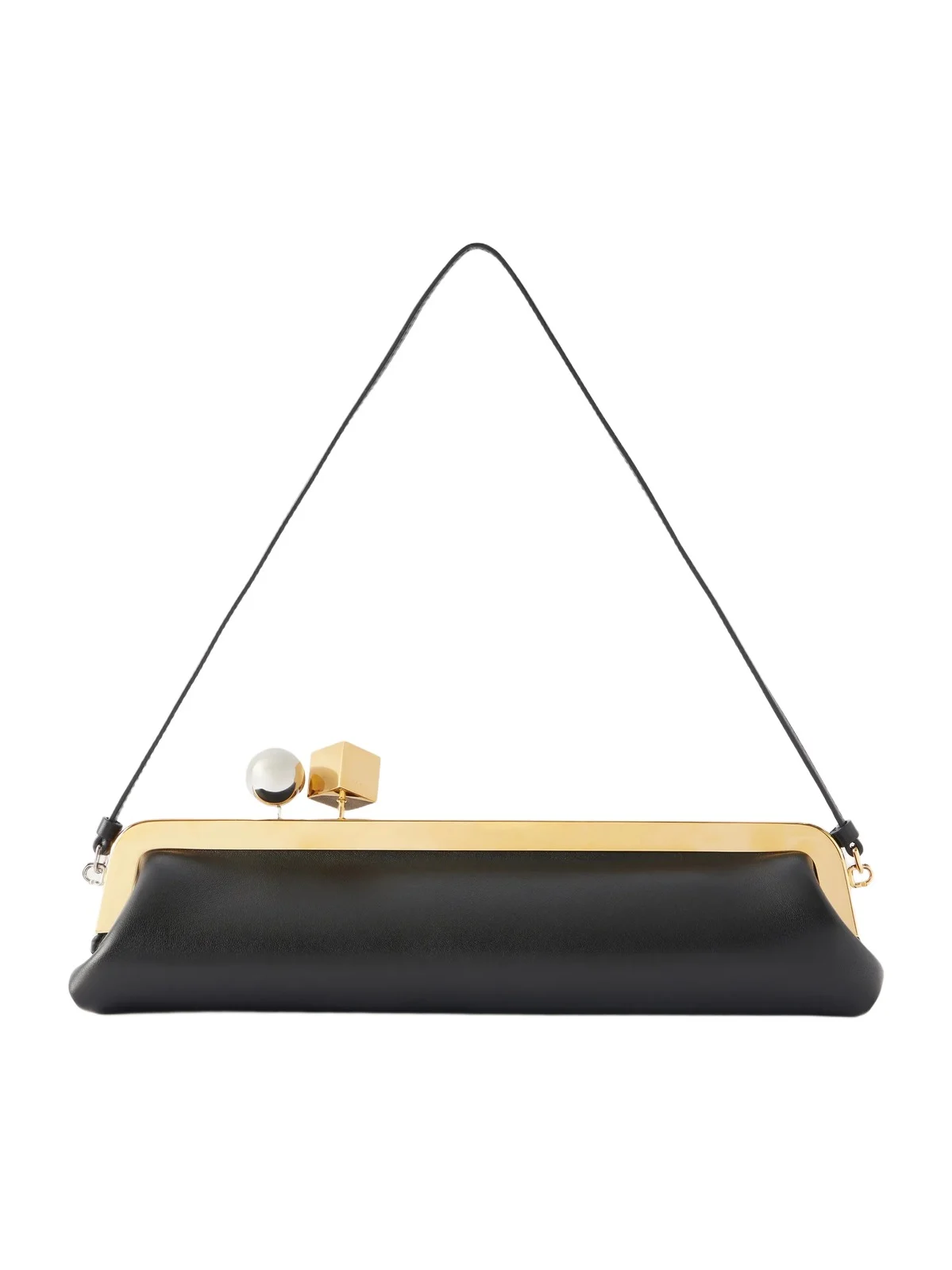 La Pochette Salon Leather Shoulder Bag La Pochette Salon Leather Shoulder Bag