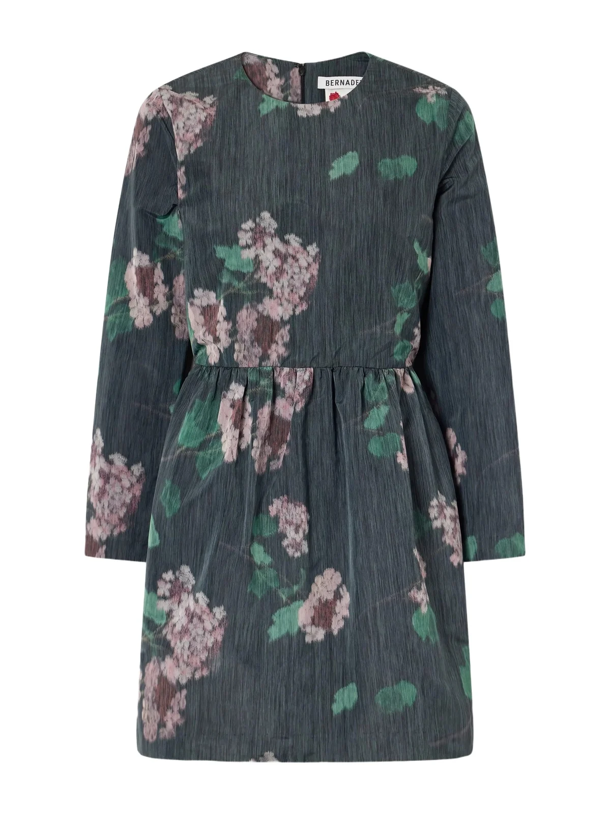 Lennie Gathered Floral-print Taffeta Mini Dress Lennie Gathered Floral-print Taffeta Mini Dress