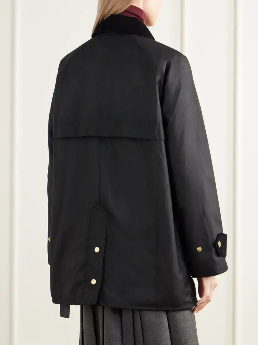 Barbour Felton Corduroy-trimmed Waxed Cotton-canvas Jacket | Thumbnail 4 Barbour Felton Corduroy-trimmed Waxed Cotton-canvas Jacket | Thumbnail 4