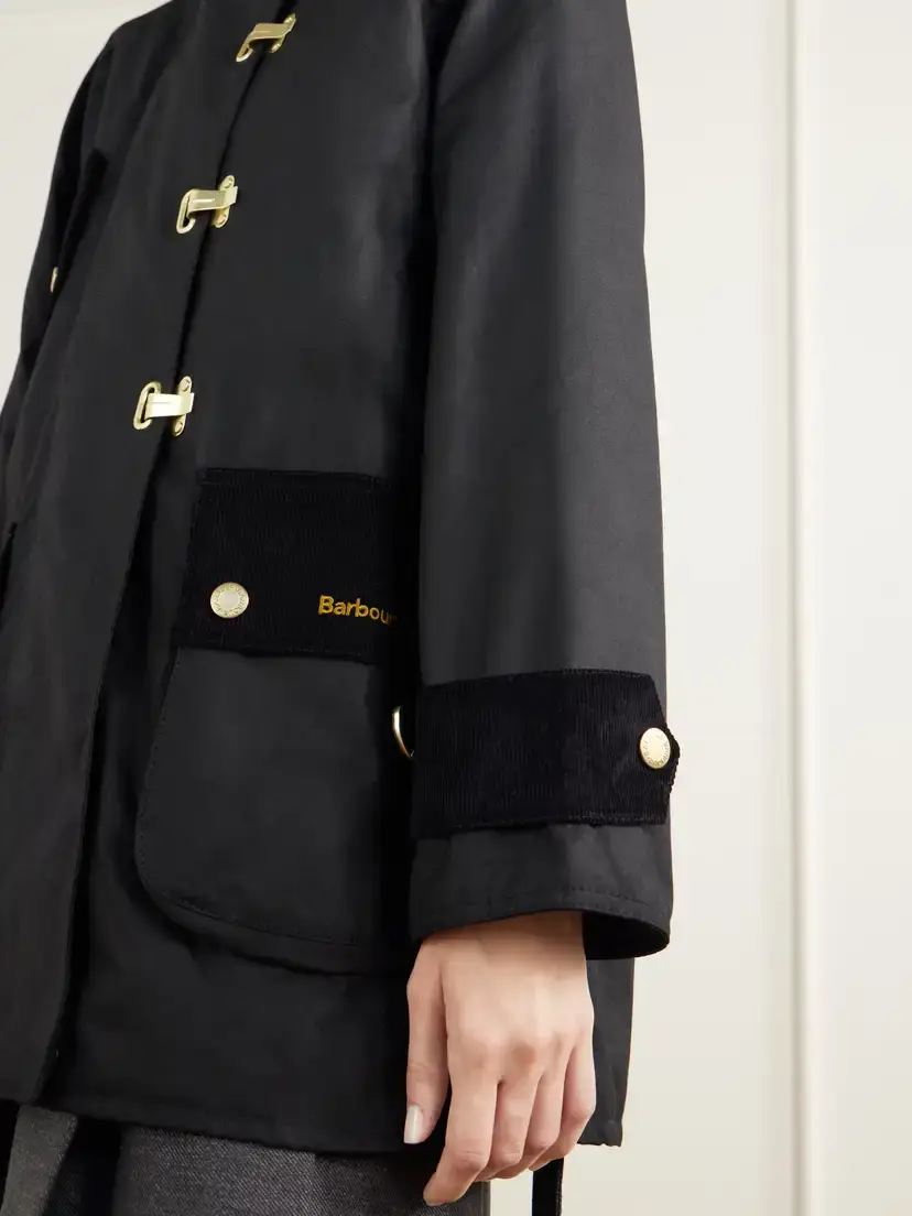Barbour Felton Corduroy-trimmed Waxed Cotton-canvas Jacket | Thumbnail 6 Barbour Felton Corduroy-trimmed Waxed Cotton-canvas Jacket | Thumbnail 6