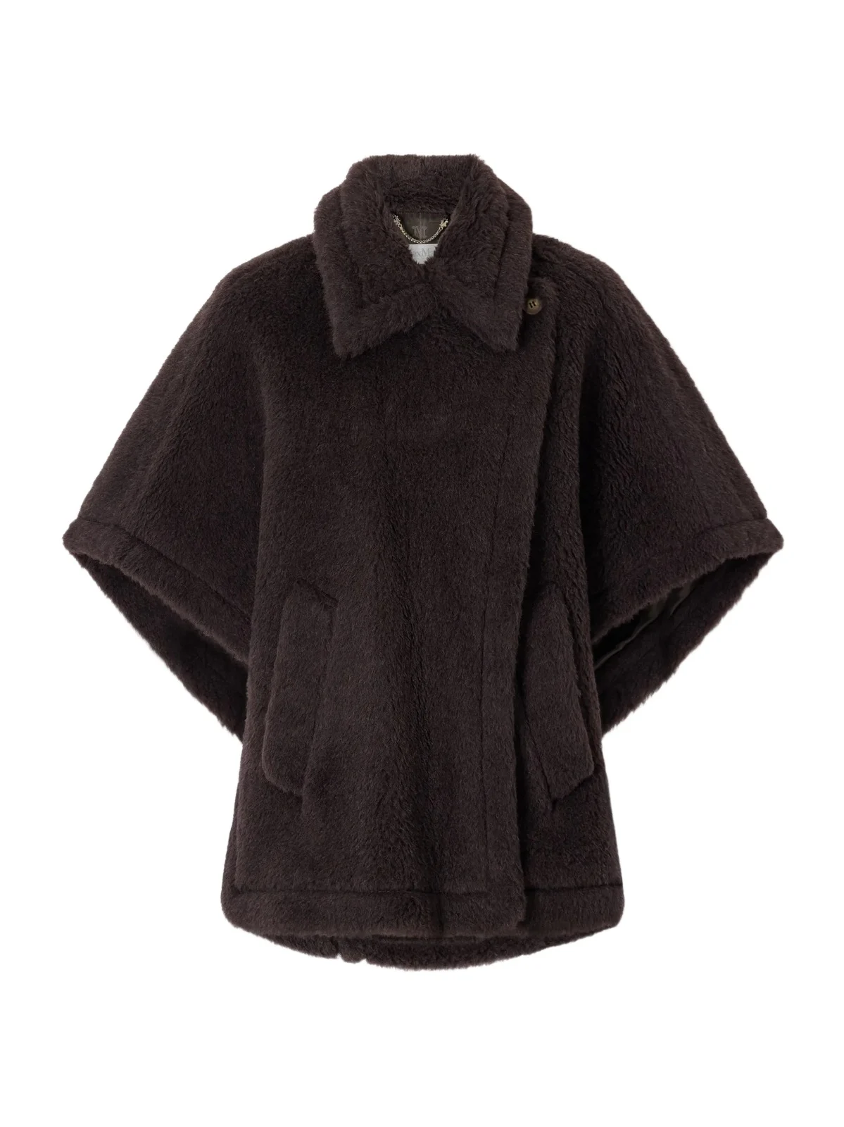Max Mara Tebe Alpaca, Wool And Silk-blend Fleece Cape