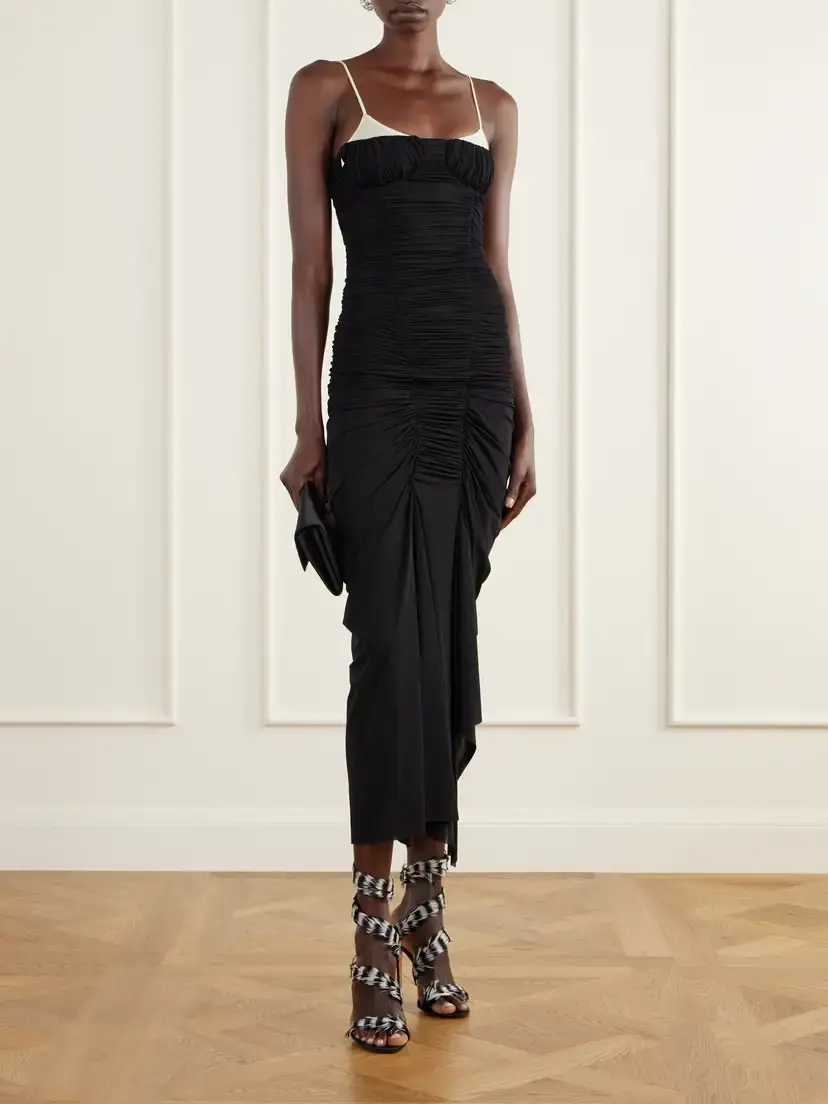 Gianvito Rossi Opera 105 Feather-trimmed Leather Sandals | Thumbnail 4