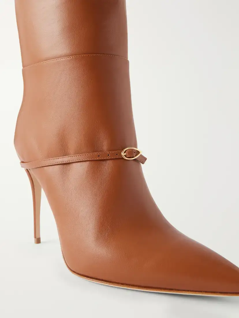 Jennifer Chamandi Cece 105 Buckle-detailed Leather Knee Boots | Thumbnail 5 Jennifer Chamandi Cece 105 Buckle-detailed Leather Knee Boots | Thumbnail 5