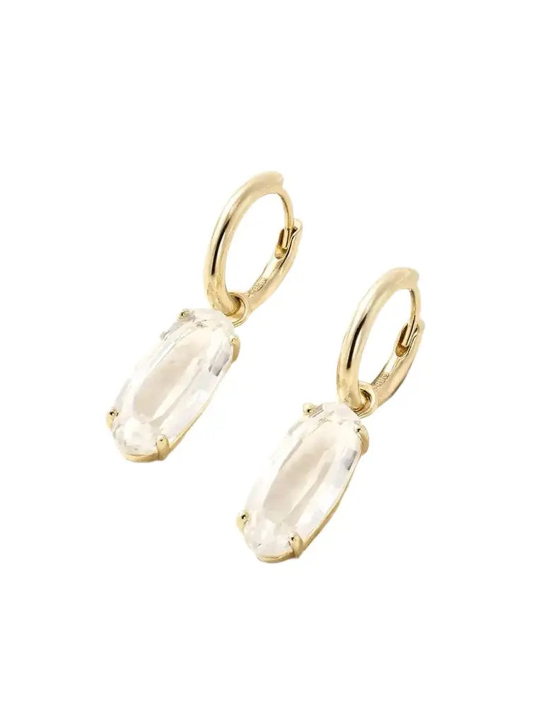 By Pariah Ellipse 14-karat Recycled Gold Topaz Earrings