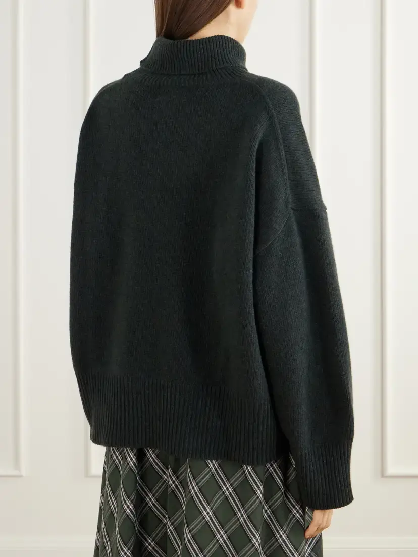 SKALL Silene Rib-trimmed Wool Turtleneck Sweater | Thumbnail 4 SKALL Silene Rib-trimmed Wool Turtleneck Sweater | Thumbnail 4